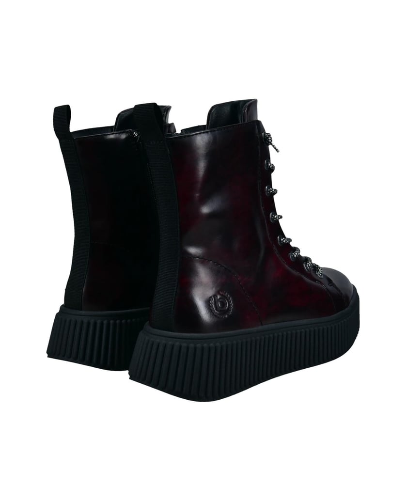 BUGATTI-Schnürstiefel-rot