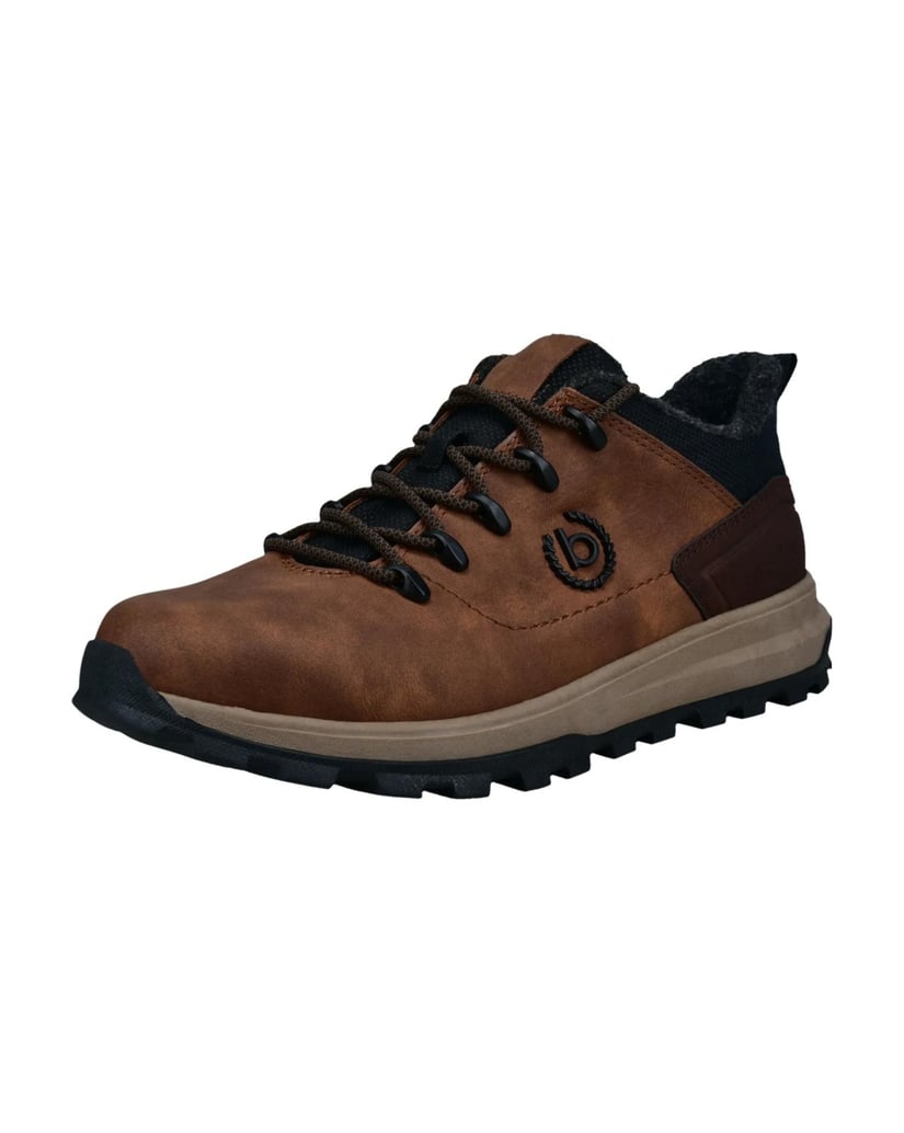 BUGATTI-Schnürstiefel-cognac