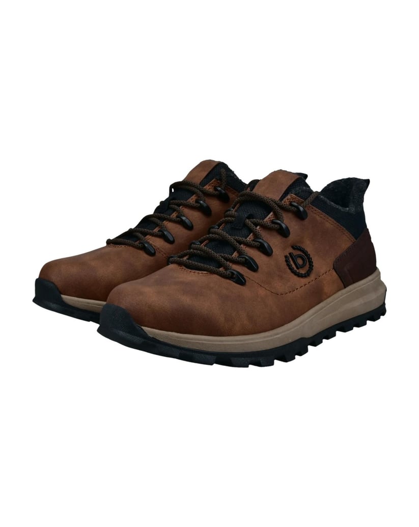 BUGATTI-Schnürstiefel-cognac