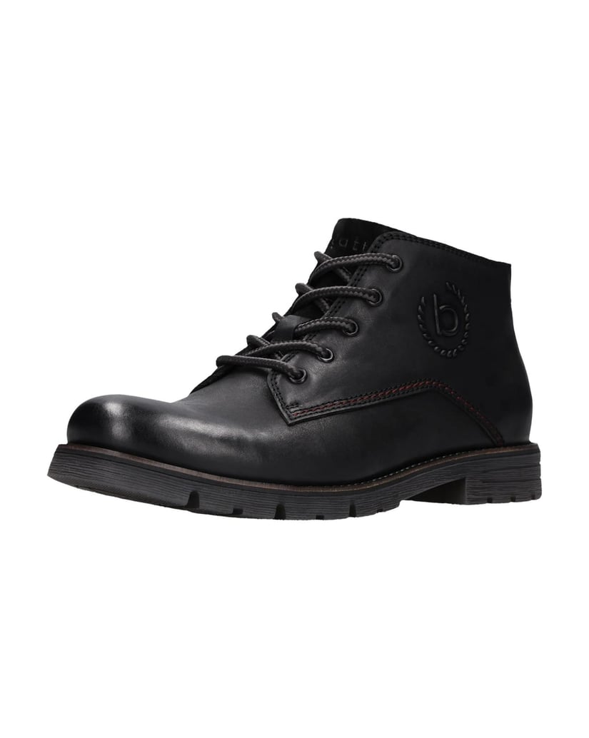 BUGATTI-Schnürstiefel-schwarz