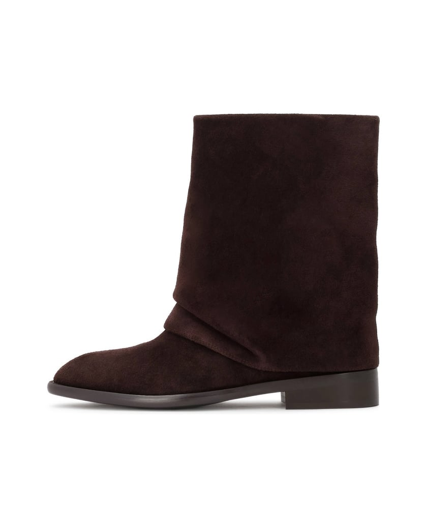 Kazar-Dark-brown-suede-booties-with-a-loose-upper-tmavě-hnědá