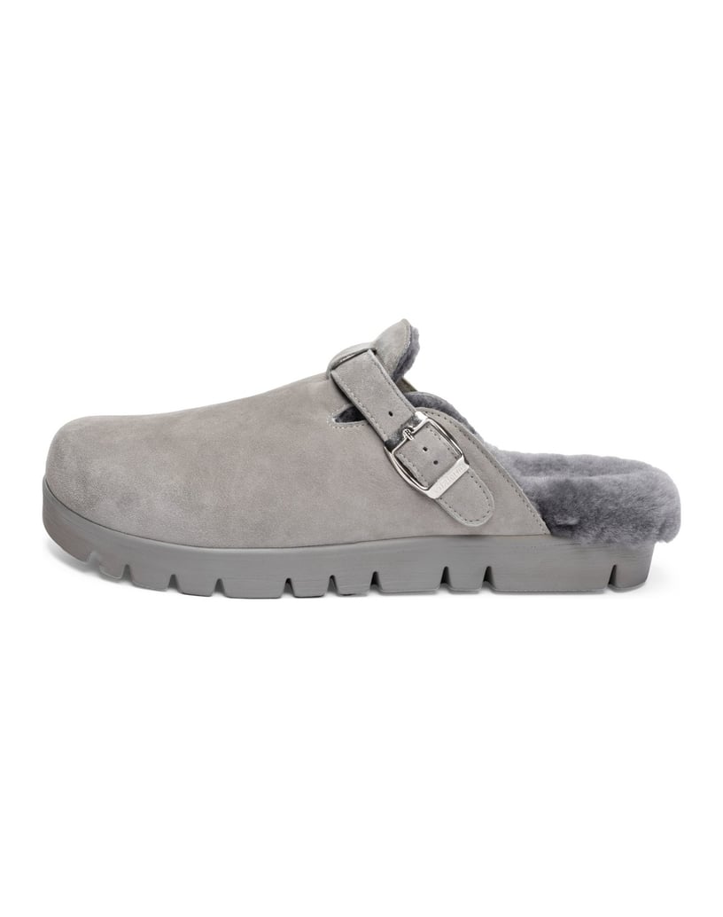 VITAFORM-Samtziegenleder-Clogs-grau