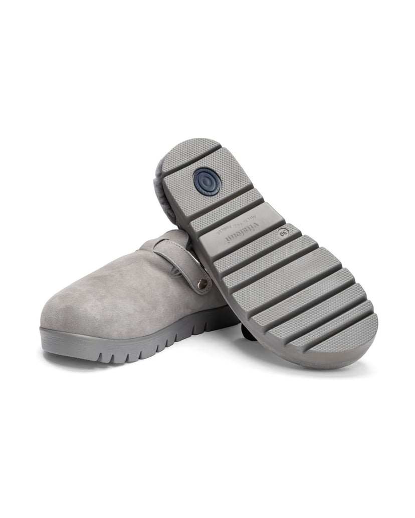VITAFORM-Samtziegenleder-Clogs-grau