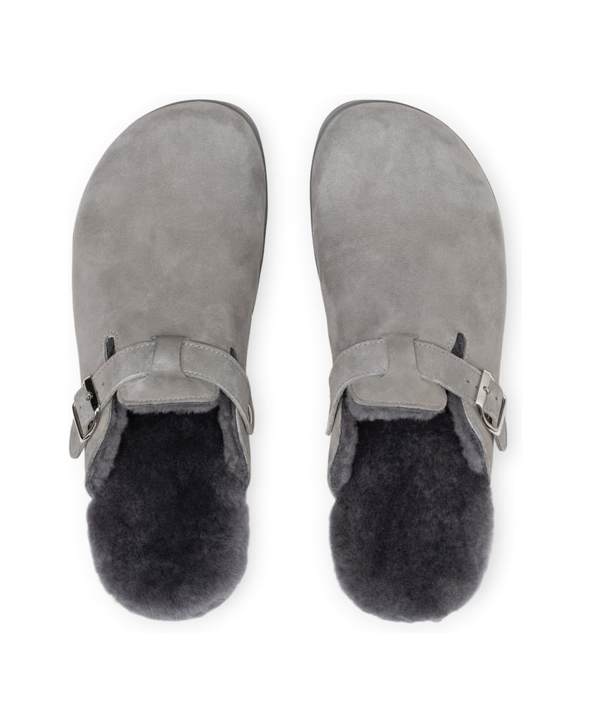 VITAFORM-Samtziegenleder-Clogs-grau