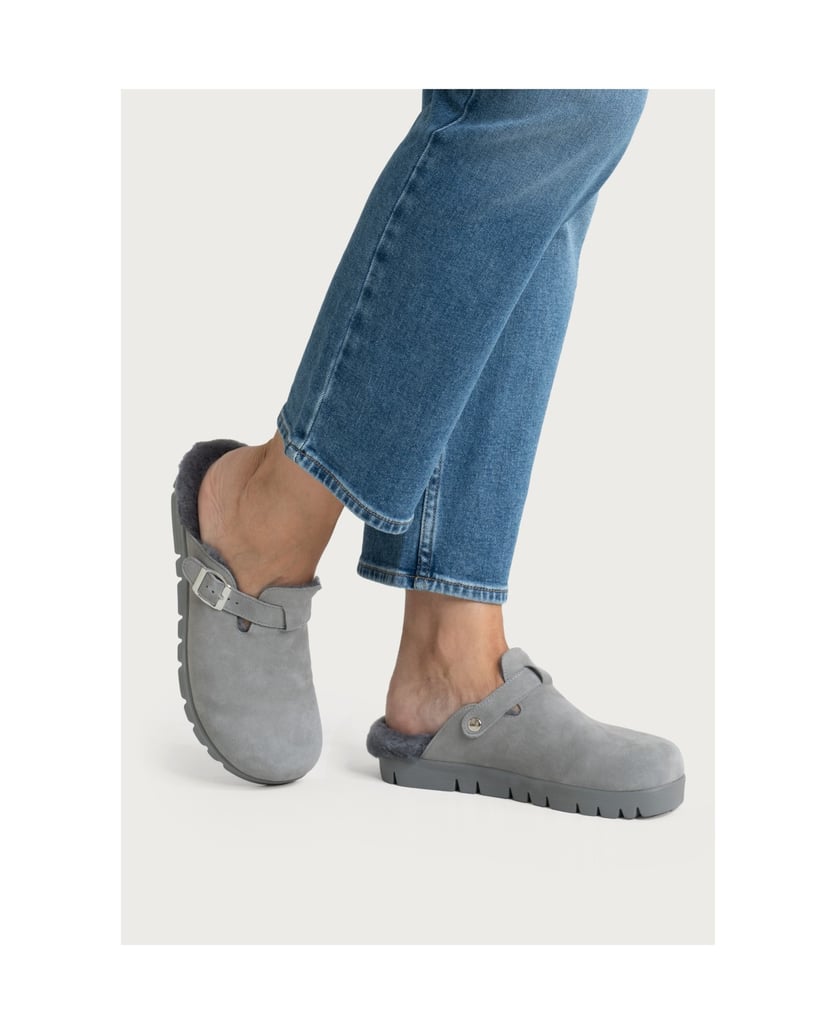 VITAFORM-Samtziegenleder-Clogs-grau