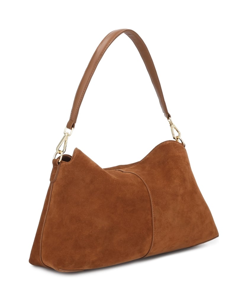Kazar-Brown-suede-soft-form-women's-bags-hnědá