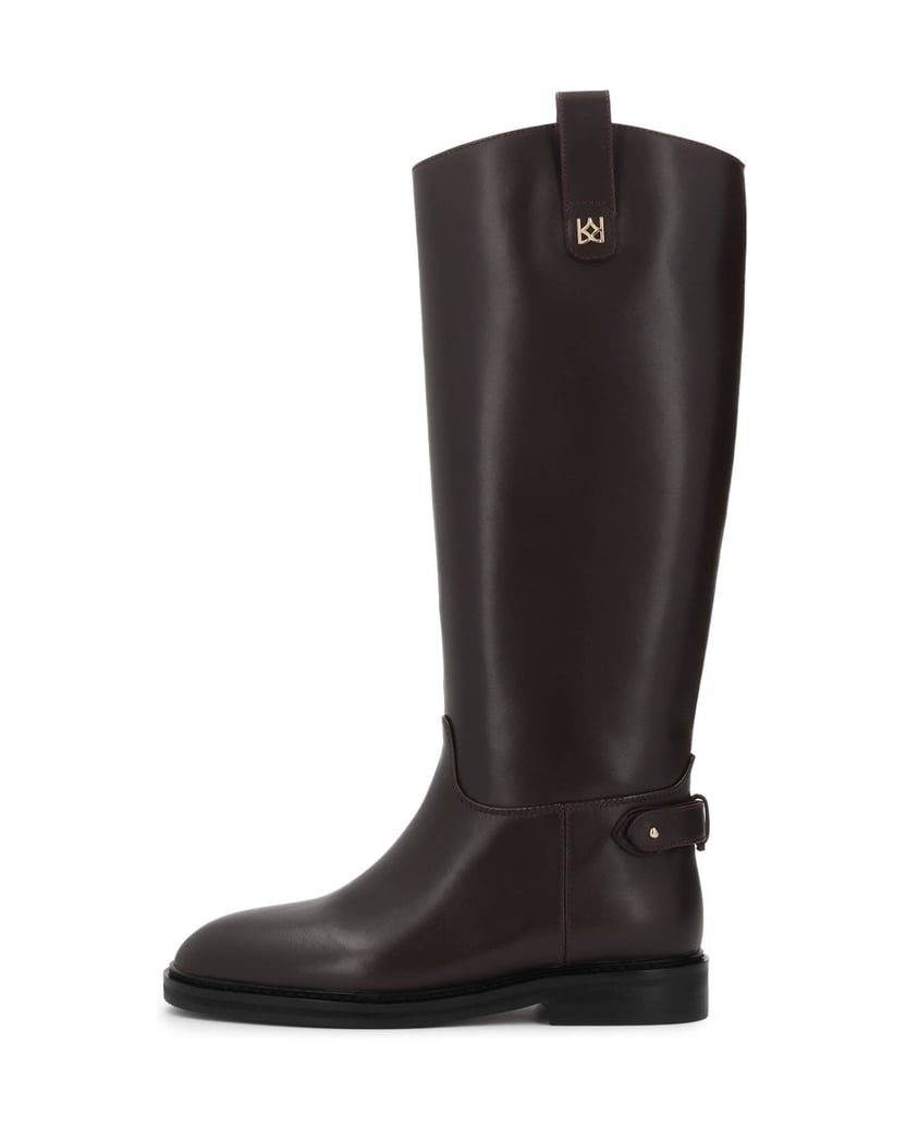 Kazar-Leather-high-boots-with-minimalist-detailing-hnědá