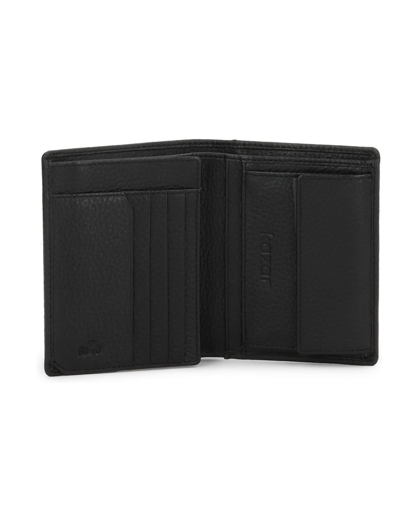 Kazar-A-classic-black-leather-wallet-černá