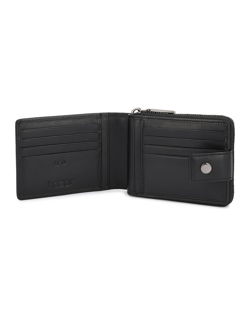 Kazar-Mens-black-wallet-čierna