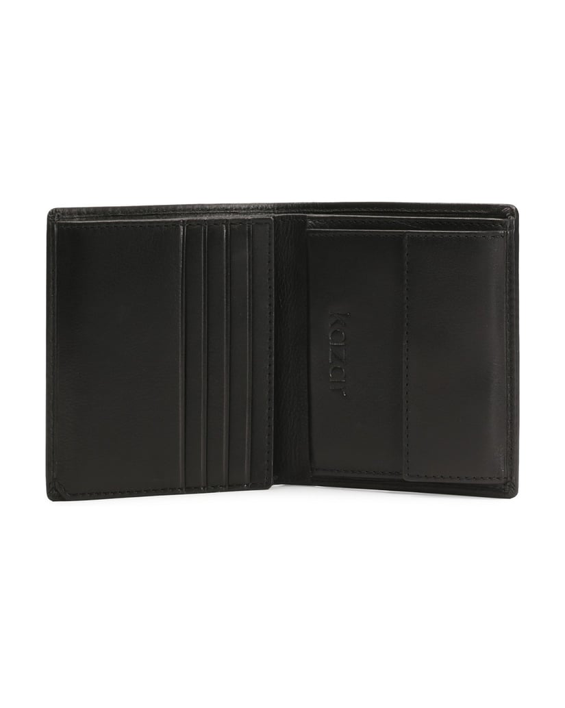 Kazar-Classic-black-men's-wallet-without-clasp-čierna
