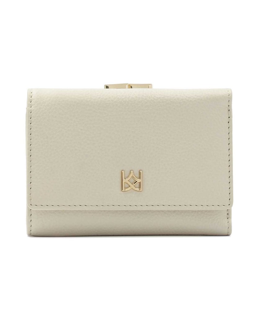 Kazar-Cream-small-leather-wallet-biela