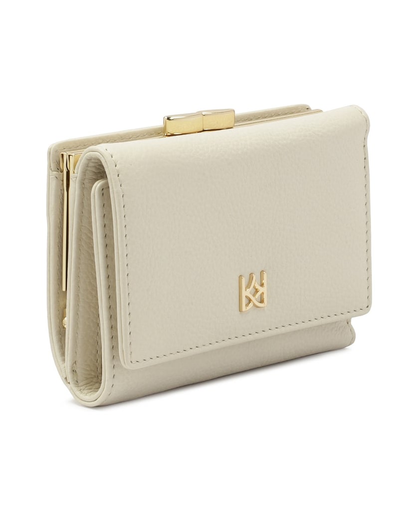 Kazar-Cream-small-leather-wallet-biela