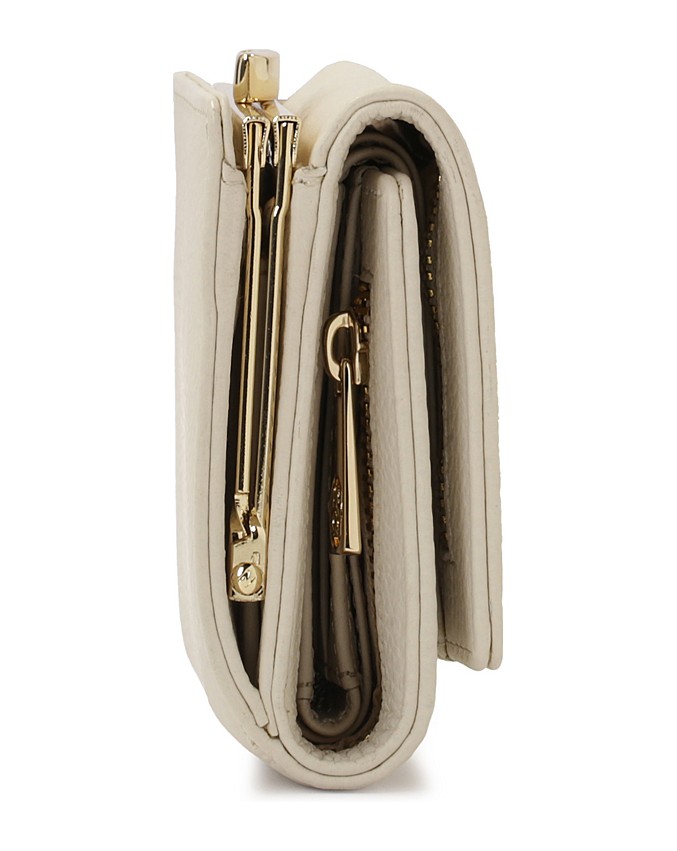 Kazar-Cream-small-leather-wallet-biela
