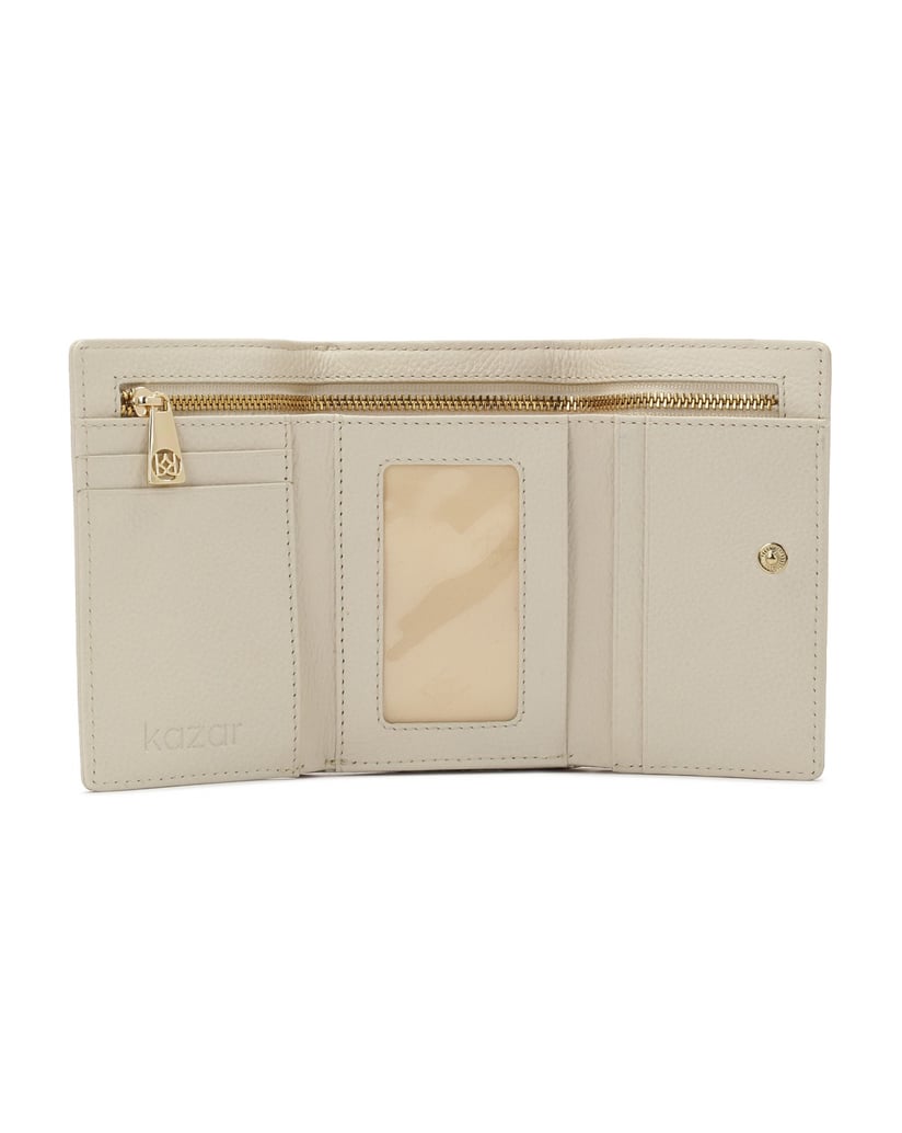 Kazar-Cream-small-leather-wallet-biela