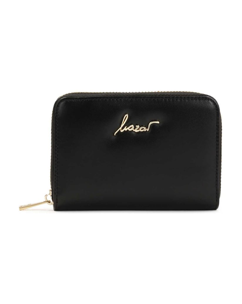 Kazar-Black-wallet-with-elegant-logo-černá