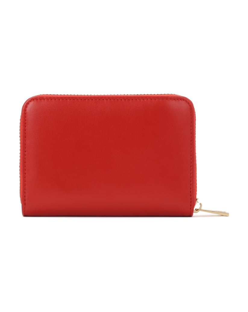 Kazar-Red-zipped-wallet-červená