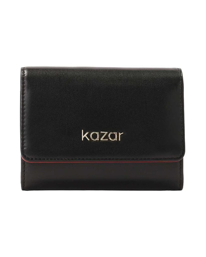Kazar-Black-wallet-with-red-interior-černá