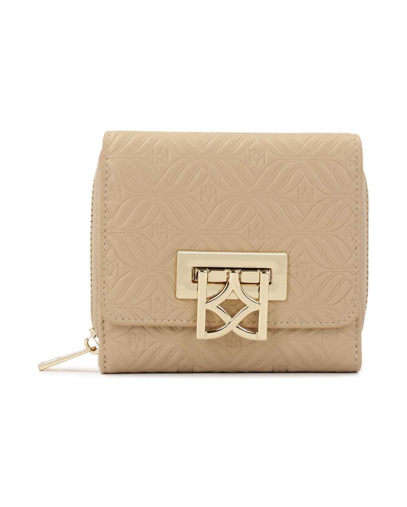 Kazar-Beige-wallet-with-an-elegant-pattern-béžová