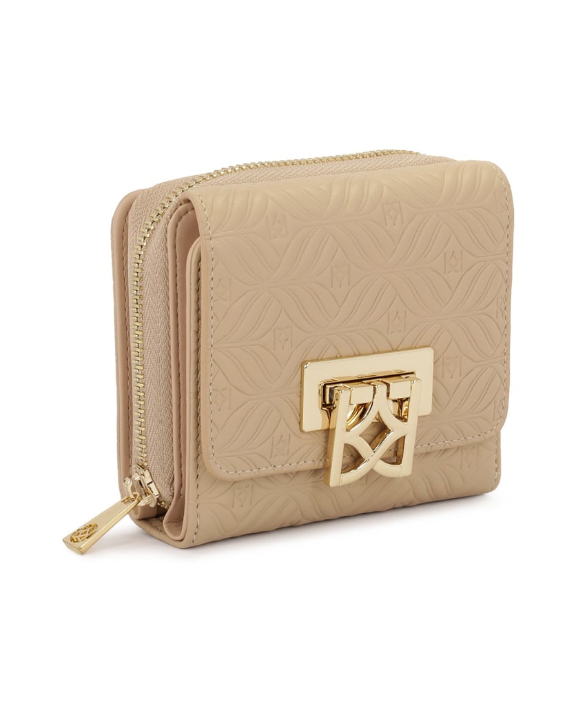 Kazar-Beige-wallet-with-an-elegant-pattern-béžová