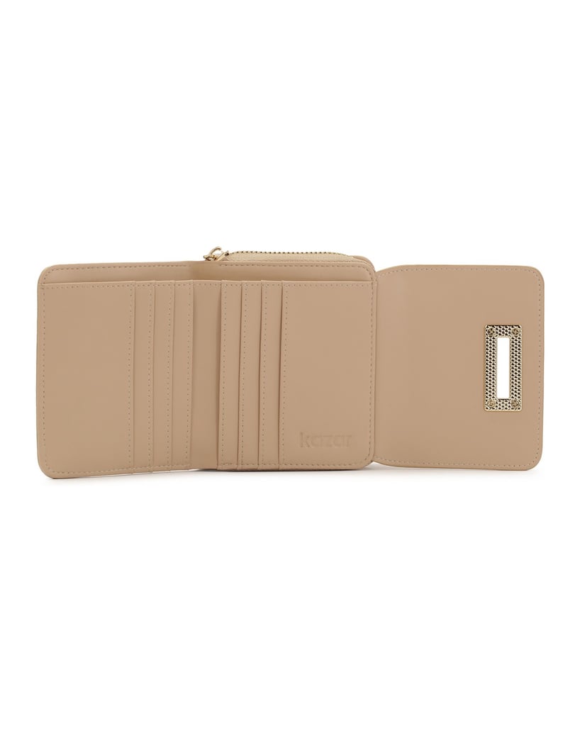 Kazar-Beige-wallet-with-an-elegant-pattern-béžová