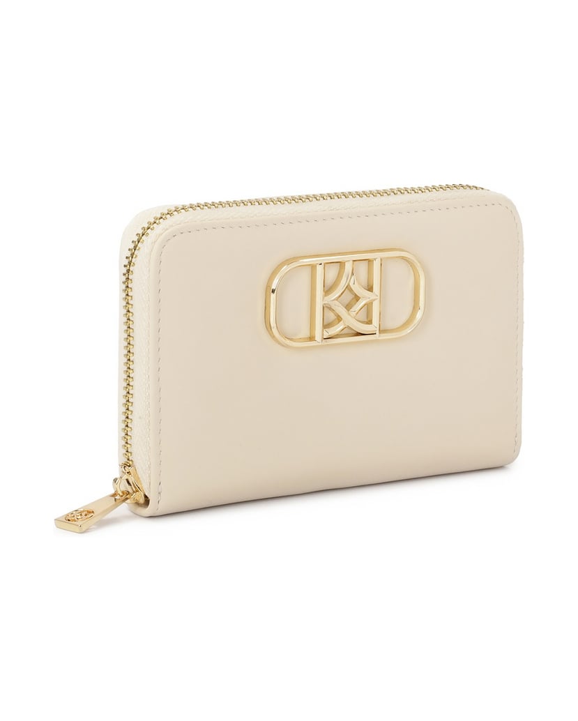 Kazar-Zipped-wallet-in-broken-white-color-bílá