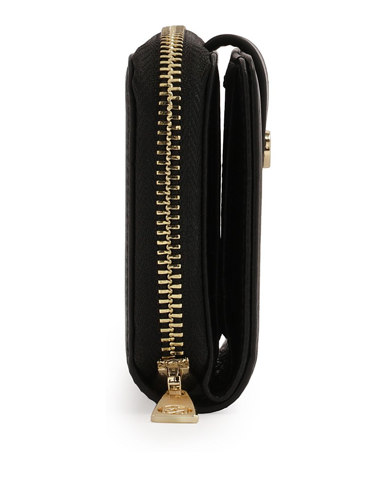 Kazar-Black-wallet-with-two-compartments-černá