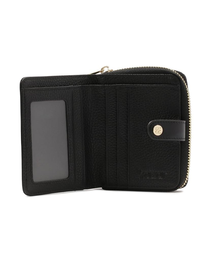 Kazar-Black-wallet-with-two-compartments-černá