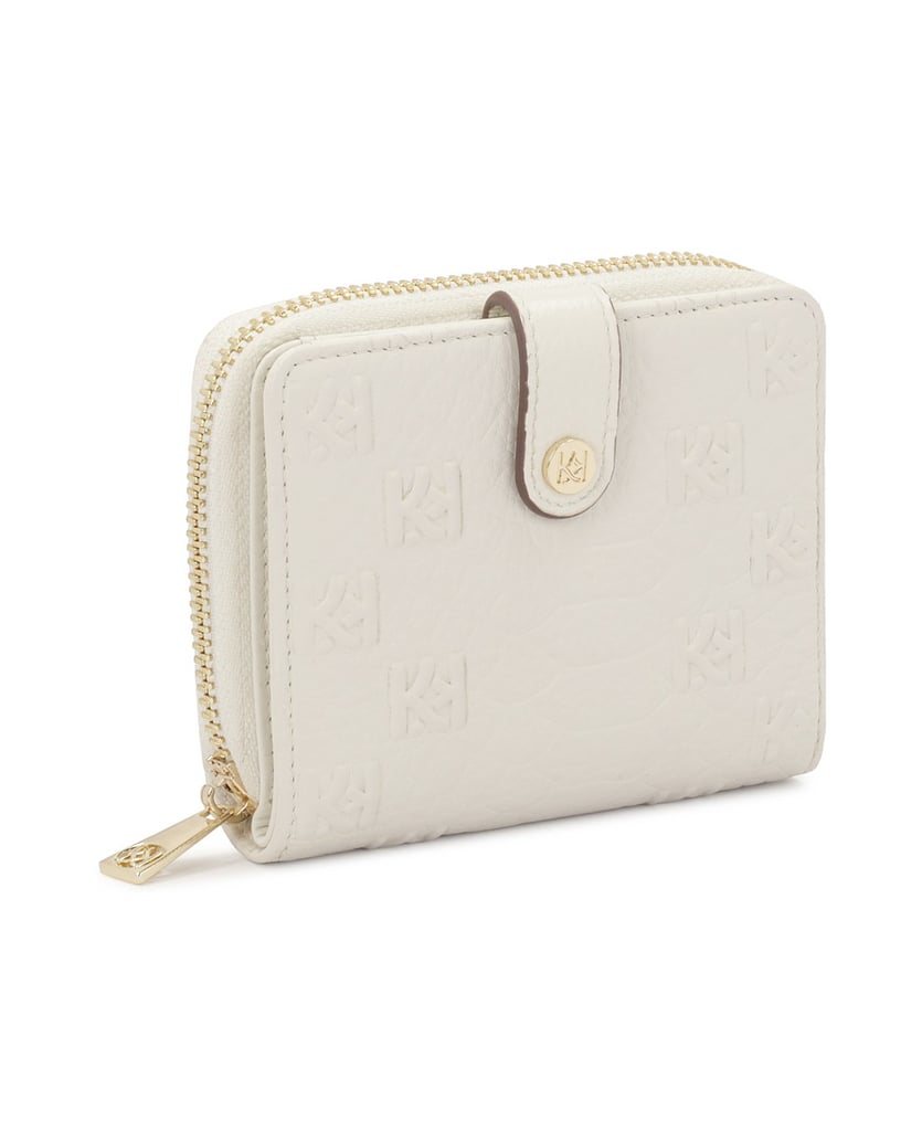 Kazar-White-wallet-with-striking-pattern-bílá