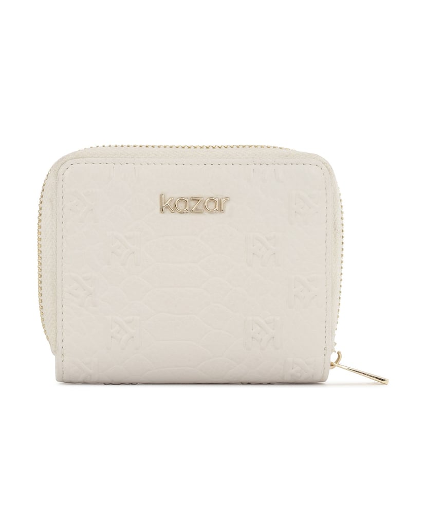 Kazar-White-wallet-with-striking-pattern-bílá
