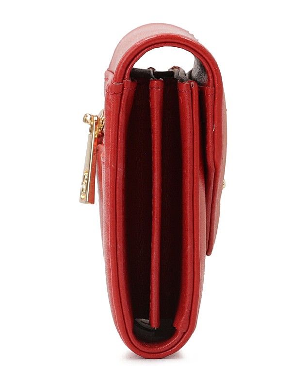 Kazar-Small-red-wallet-with-gold-logo-červená