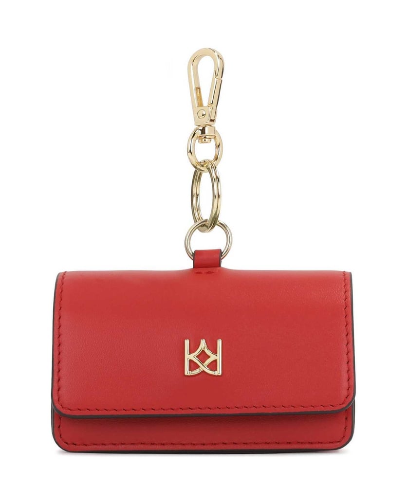Kazar-Red-key-case-with-snap-hook-červená