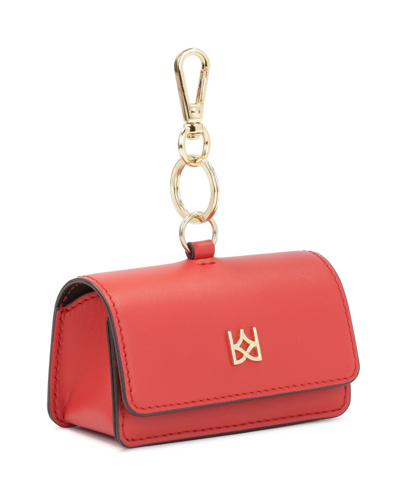 Kazar-Red-key-case-with-snap-hook-červená