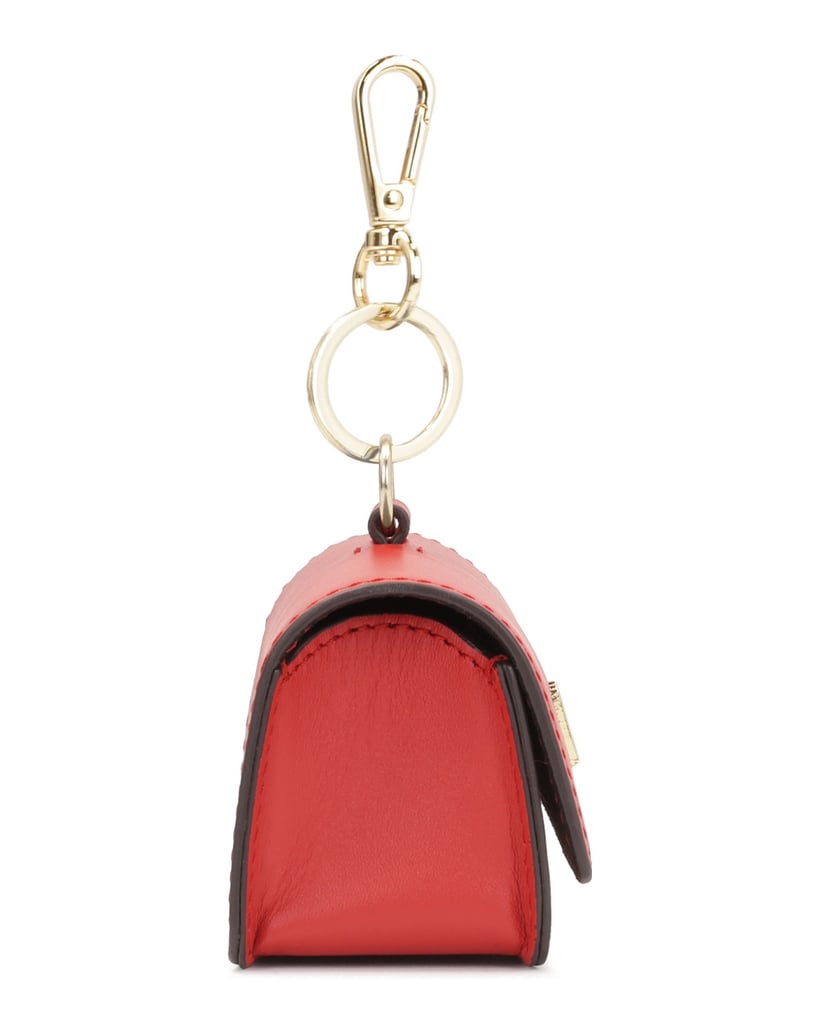 Kazar-Red-key-case-with-snap-hook-červená