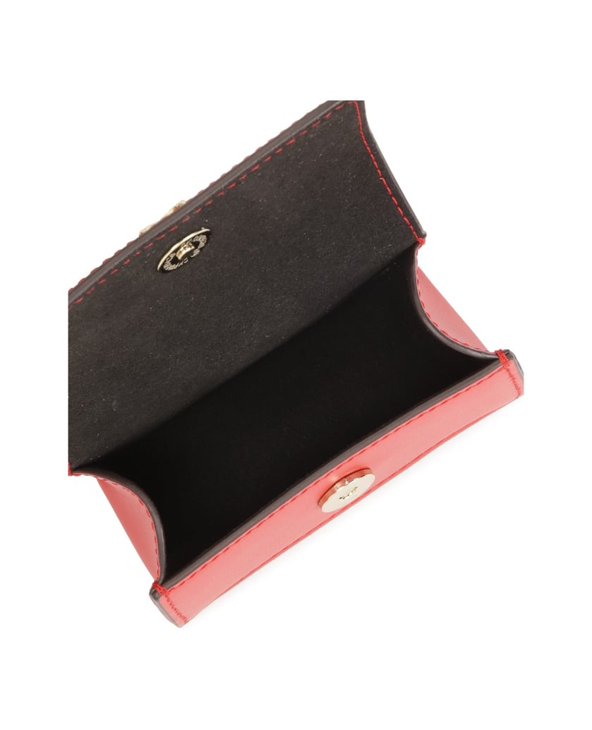 Kazar-Red-key-case-with-snap-hook-červená