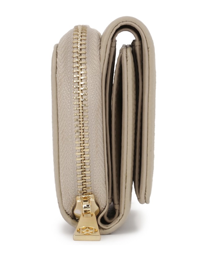 Kazar-Light-grey-leather-wallet-šedá