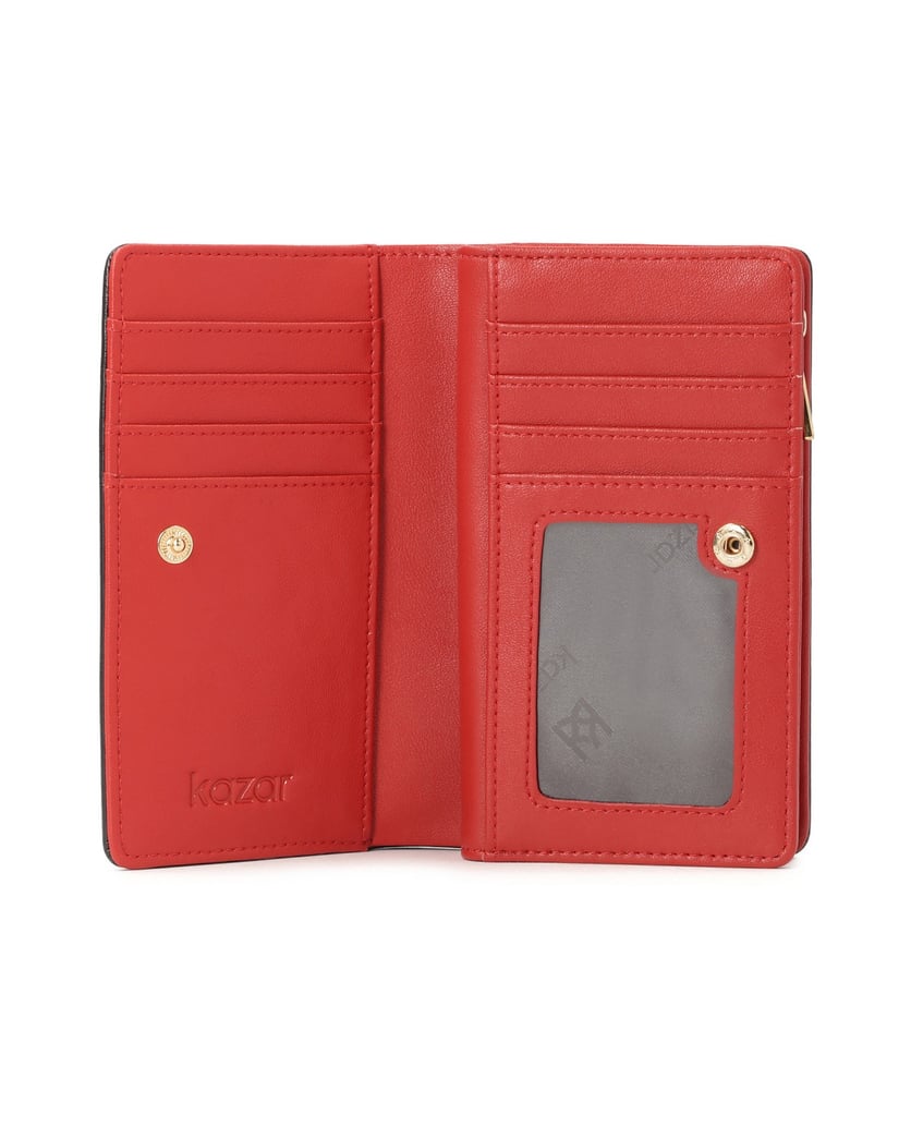 Kazar-Black-leather-wallet-with-red-interior-černá