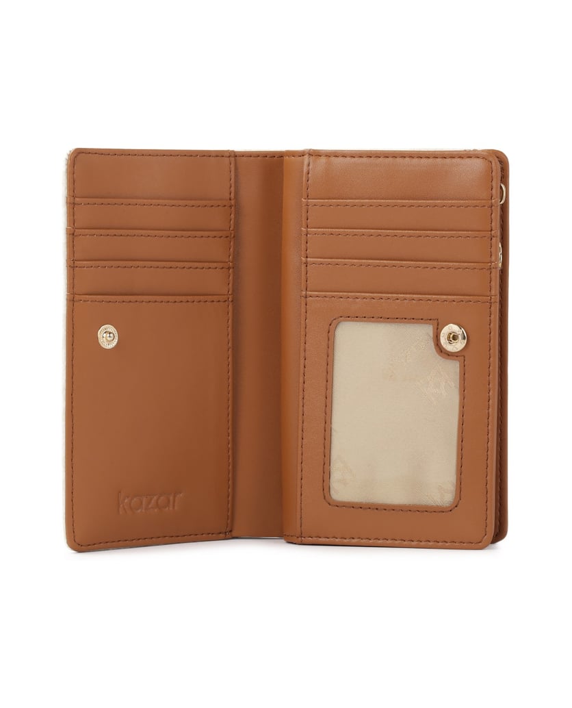 Kazar-Bright-patterned-wallet-with-brown-interior-biela