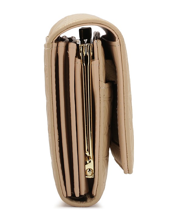 Kazar-Beige-wallet-with-elegant-embossed-pattern-béžová