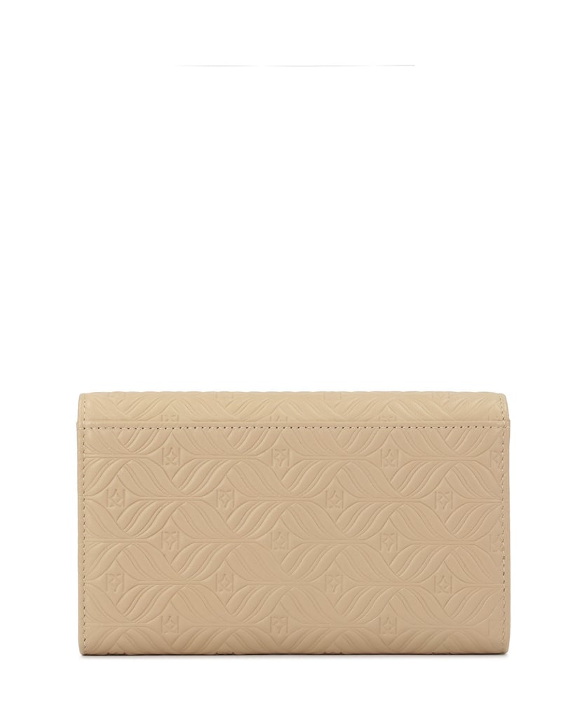Kazar-Beige-wallet-with-elegant-embossed-pattern-béžová