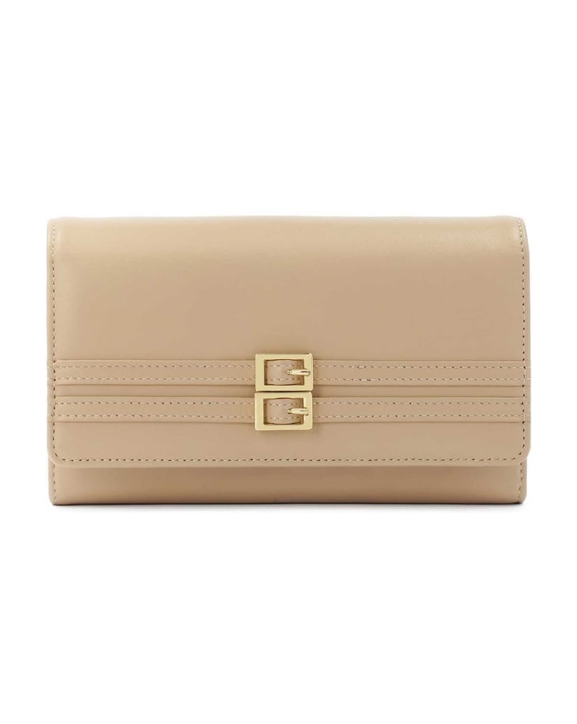 Kazar-Beige-leather-wallet-with-straps-béžová