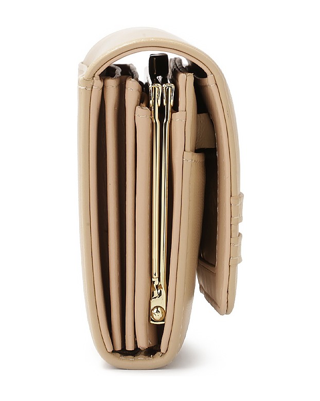 Kazar-Beige-leather-wallet-with-straps-béžová