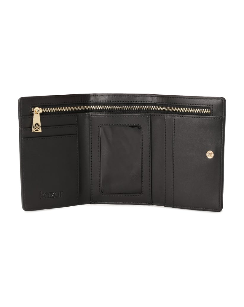 Kazar-Black-leather-wallet-decorated-with-stripes-černá