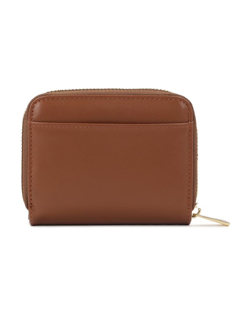 Kazar-Small-brown-wallet-with-snap-closure-flap-hnedá