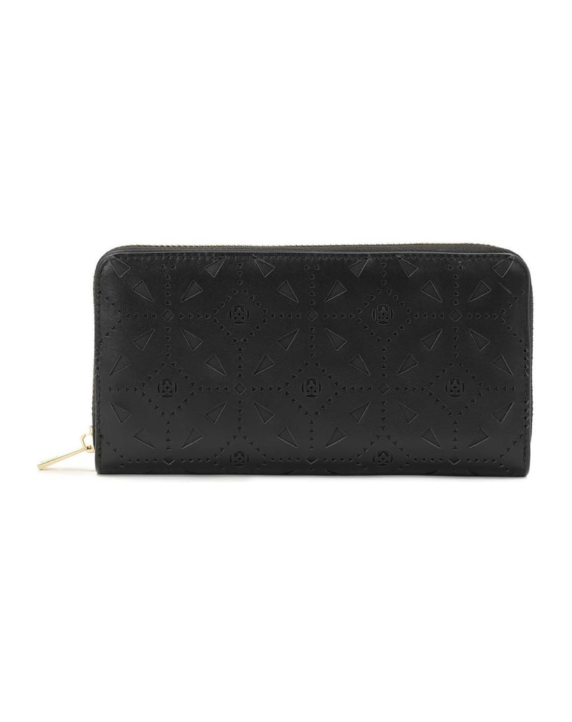 Kazar-Openwork-oblong-wallet-in-the-author's-pattern-čierna
