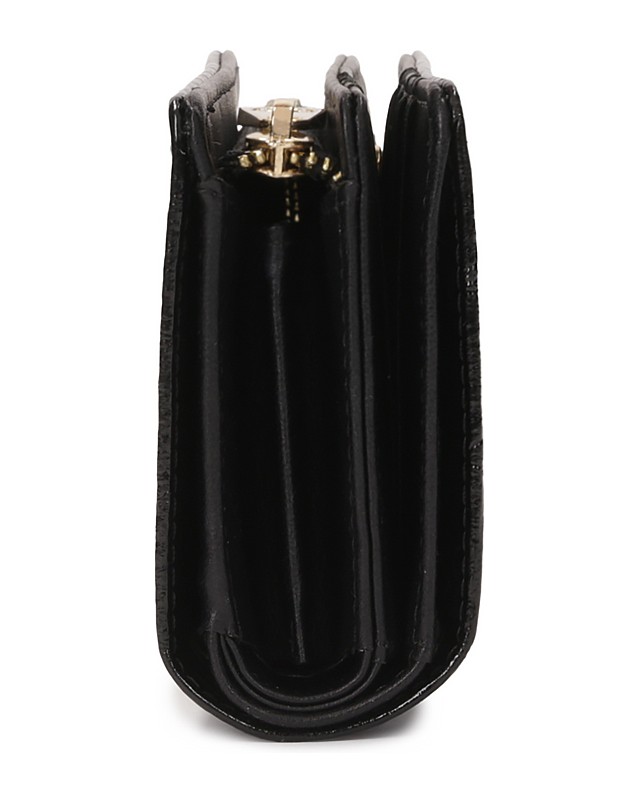Kazar-Black-embossed-leather-wallet-černá