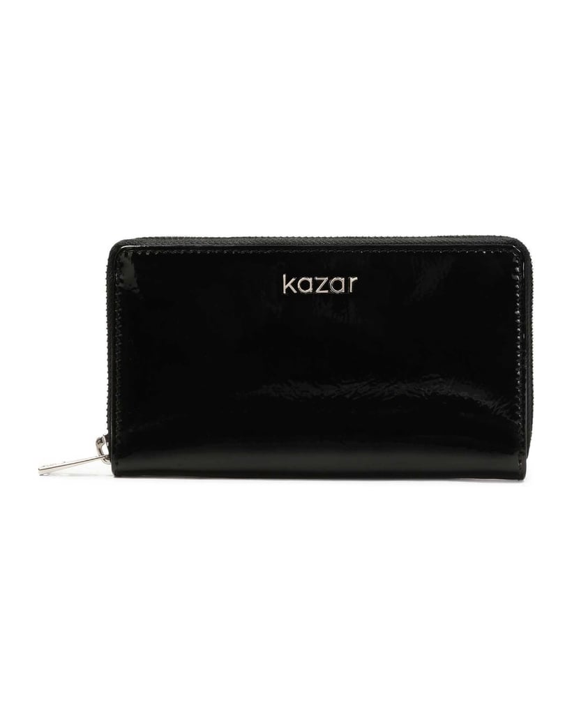 Kazar-Zipped-patent-wallet-černá