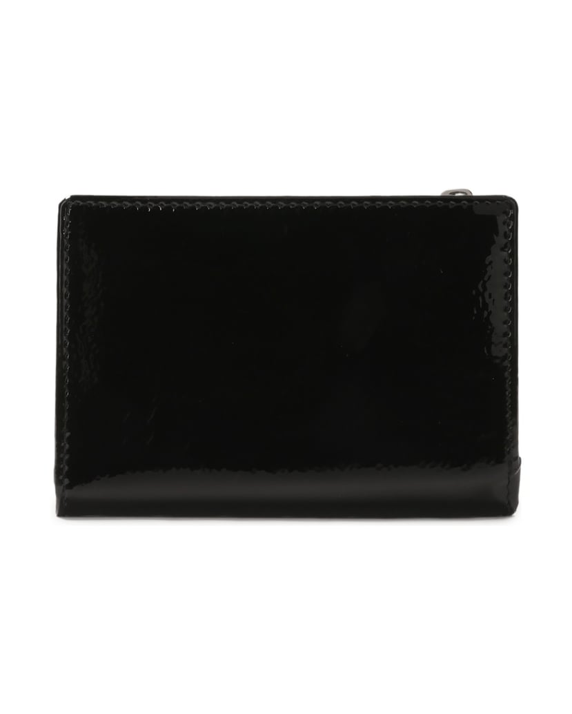 Kazar-Wrinkled-glossy-leather-wallet-čierna
