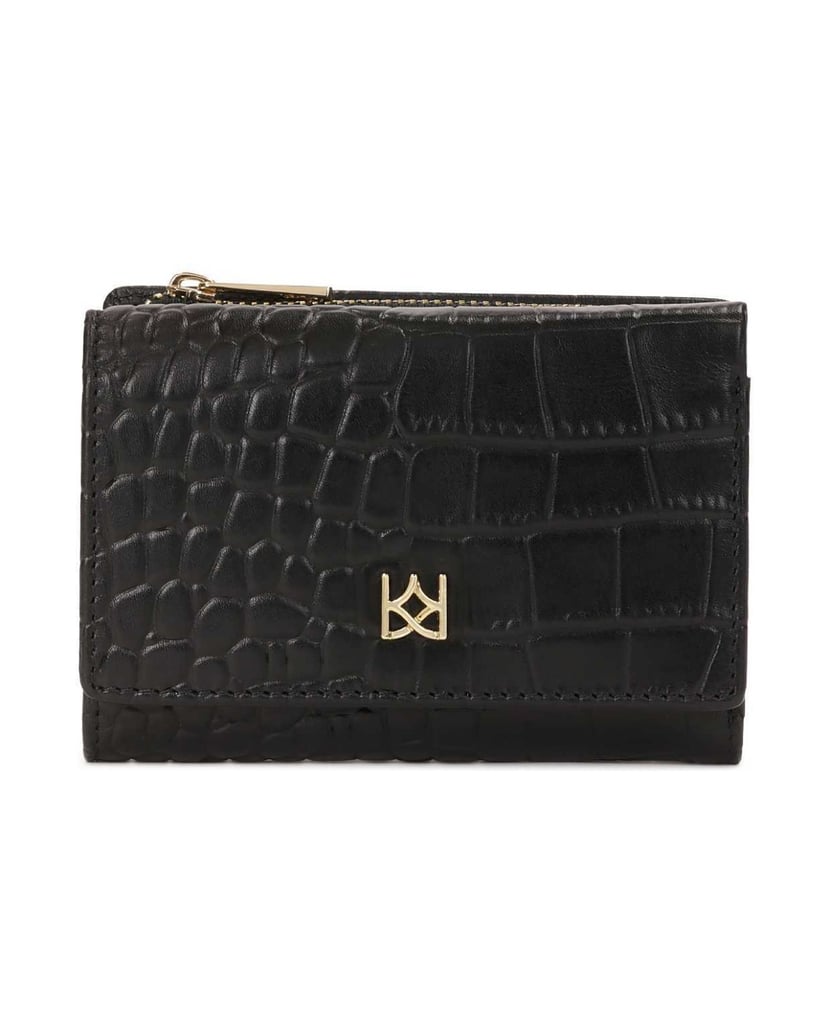 Kazar-Small-embossed-wallet-čierna