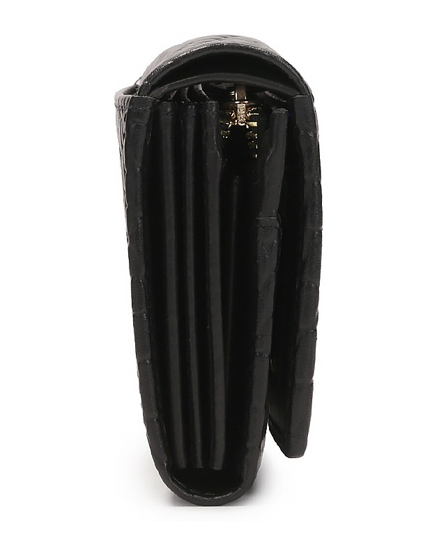 Kazar-Black-leather-wallet-with-croco-motif-černá