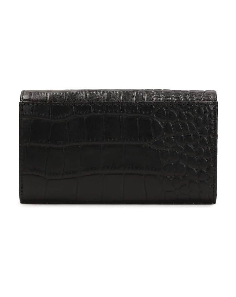 Kazar-Black-leather-wallet-with-croco-motif-černá
